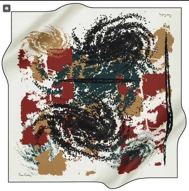 PİERRE CARDİN NOSTALJİ TİVİL  İPEK EŞARP 8397-916