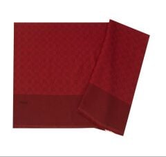 AKER ELEGANCE MONOGRAM ŞAL 1090100-941 BORDO