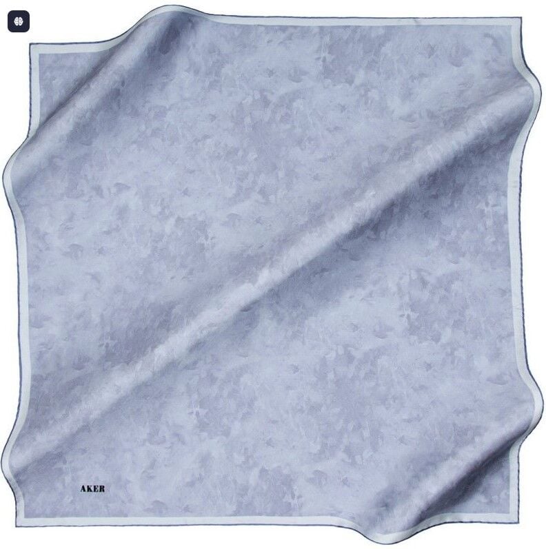 Aker Yaz Serinliği İpek Koton Eşarp 7208221-421 Açık Mavi