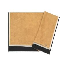 Aker Yaz Serinliği İpek Koton Şal -Bulut Deseni 7208777-413 Gold