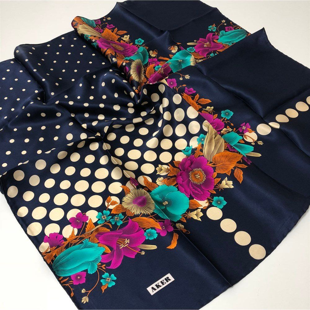 AKER NOSTALJİ SURA İPEK EŞARP 3990-323