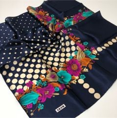 AKER NOSTALJİ SURA İPEK EŞARP 3990-323