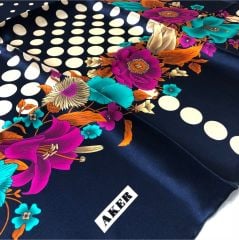 AKER NOSTALJİ SURA İPEK EŞARP 3990-323