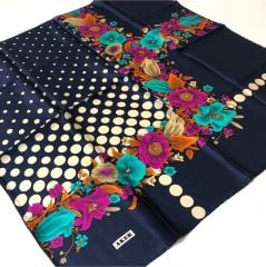 AKER NOSTALJİ SURA İPEK EŞARP 3990-323