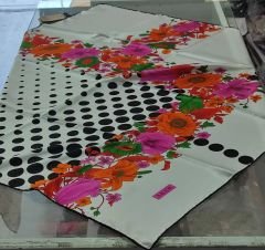 AKER NOSTALJİ SURA İPEK EŞARP 3990-314