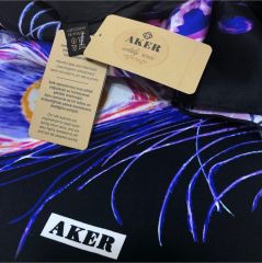 AKER NOSTALJİ SURA İPEK EŞARP 5372-314