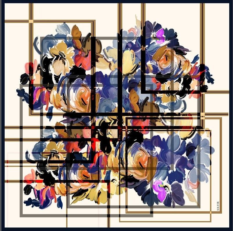 AKER SURA  İPEK EŞARP 8899-321