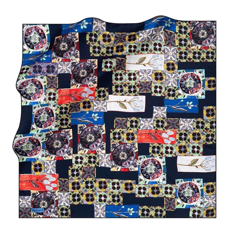 CACHAREL TİVİL İPEK EŞARP 7204-923