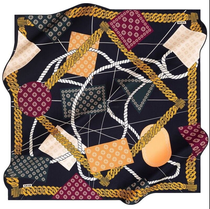 AKER NOSTALJİ SURA İPEK EŞARP 8490-321