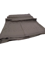 FENDİ F DESEN  MAT  İPEK JAKARLI ŞAL VİZON