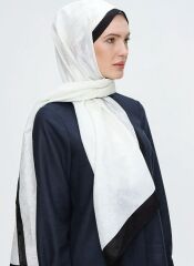 AKER KOZA ŞAL 1050800-910 KREM SİYAH