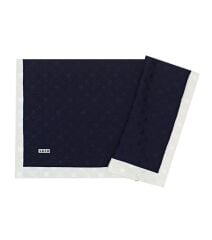 AKER KOZA ŞAL 1050800-921  LACİVERT KIRIK BEYAZ