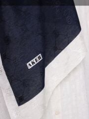 AKER KOZA ŞAL 1050800-921  LACİVERT KIRIK BEYAZ