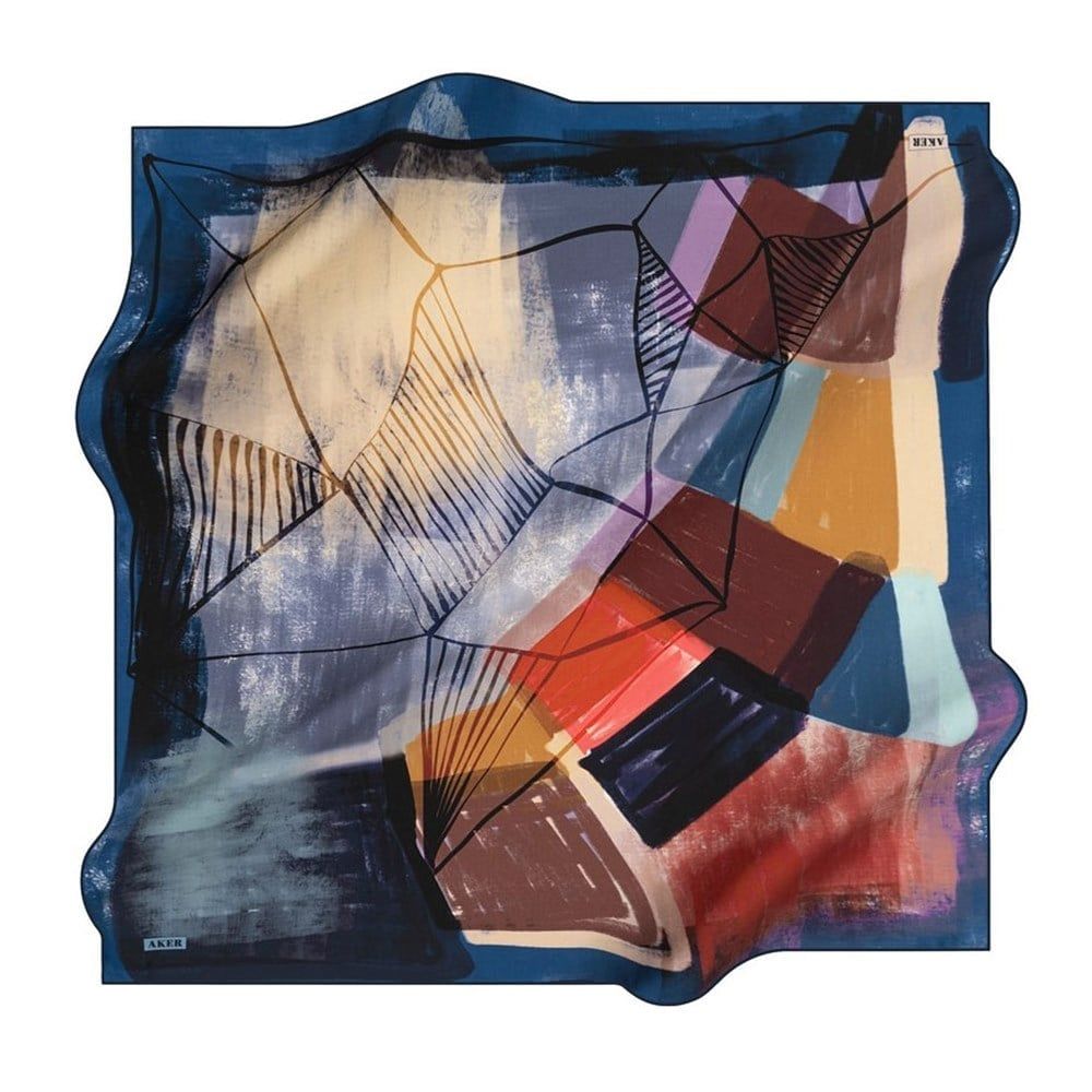 AKER NOSTALJİ SURA İPEK EŞARP 8357-321