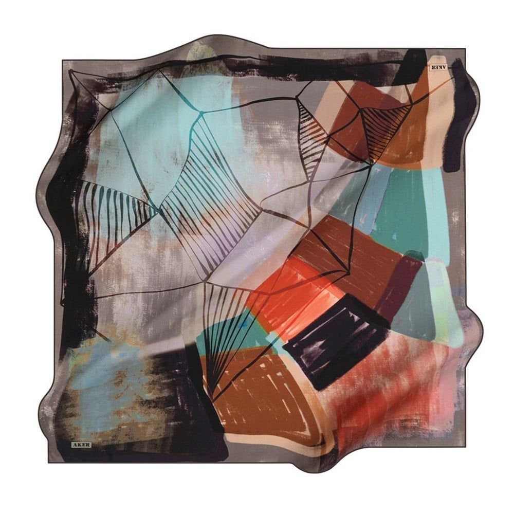 AKER NOSTALJİ SURA İPEK EŞARP 8357-331