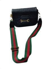 GUCCİ BAYAN ÇANTA  G BASKILI SİYAH
