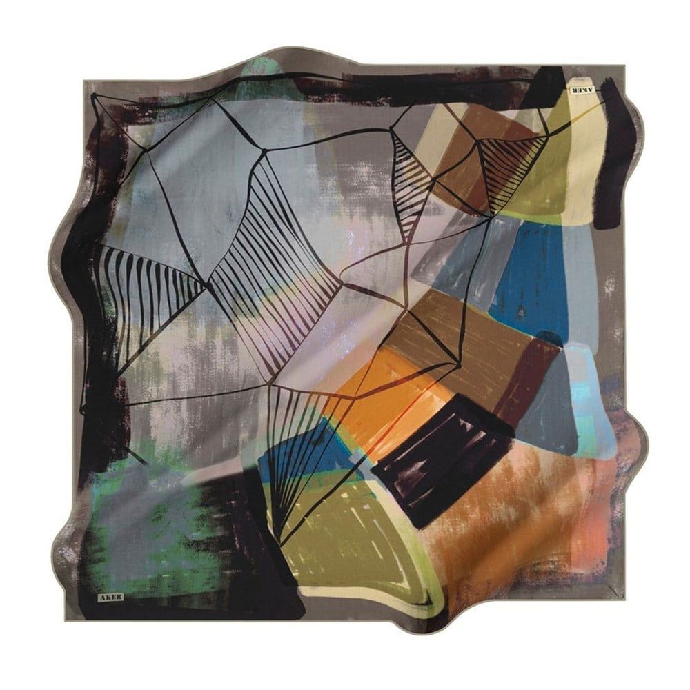 AKER NOSTALJİ SURA İPEK EŞARP 8357-351