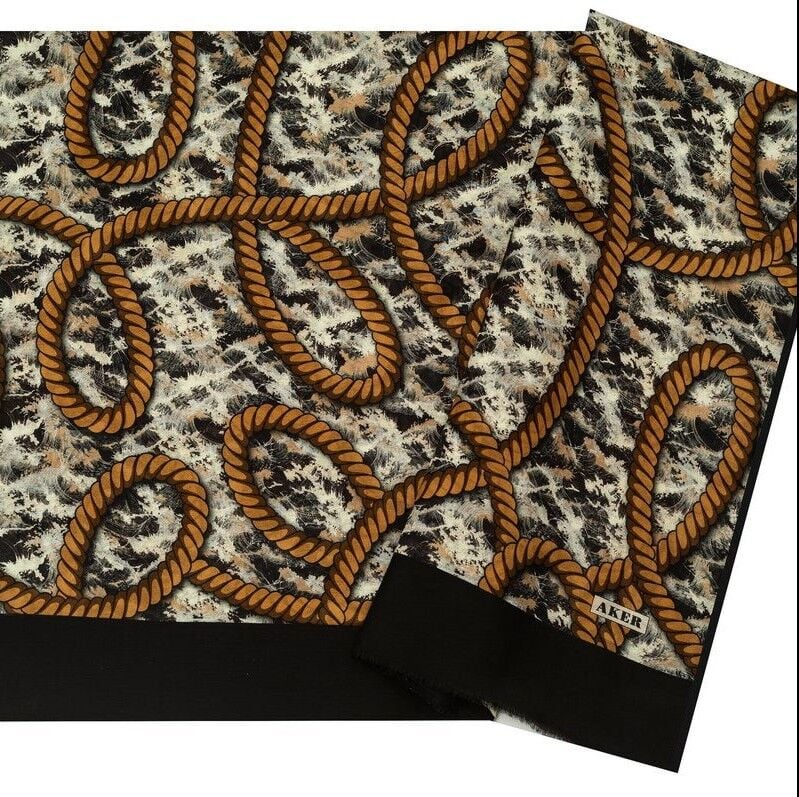 Aker Yaz Serinliği İpek Koton Şal 8523777-411