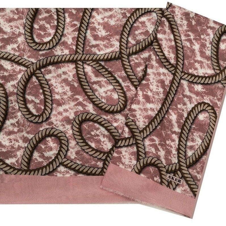 Aker Yaz Serinliği İpek Koton Şal 8523777-491 PEMBE