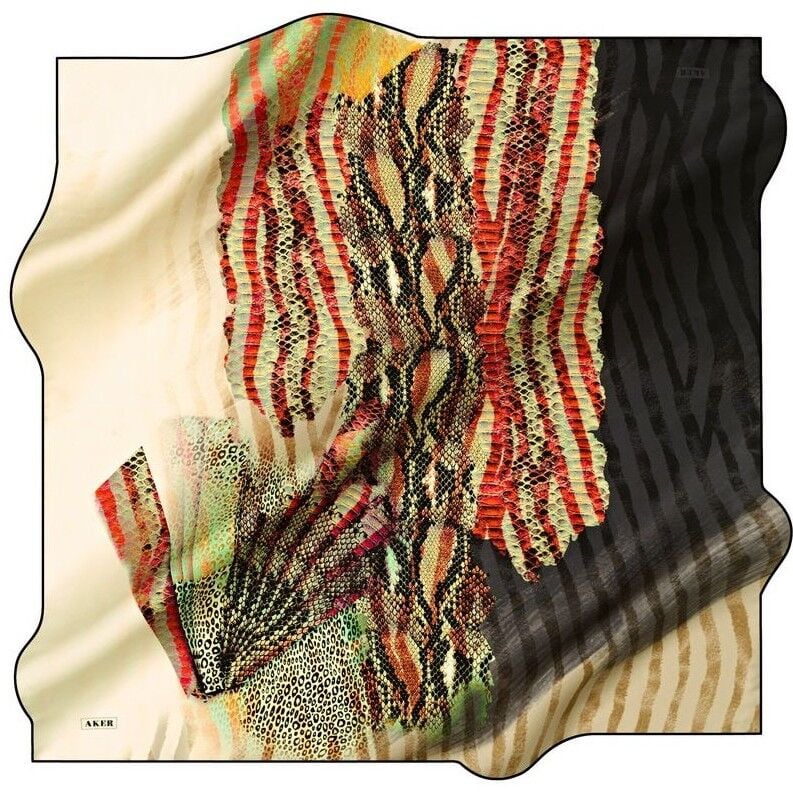 AKER NOSTALJİ SURA  İPEK EŞARP 8579-312