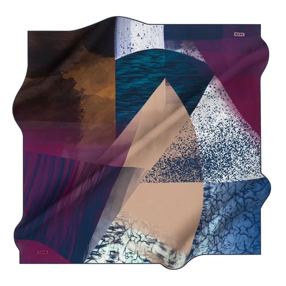 AKER NOSTALJİ SURA İPEK EŞARP 8353-322