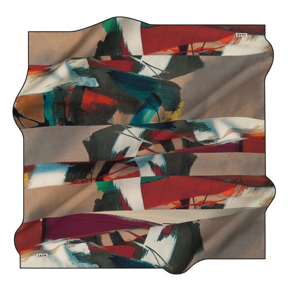 AKER NOSTALJİ TİVİL İPEK EŞARP 8410-911