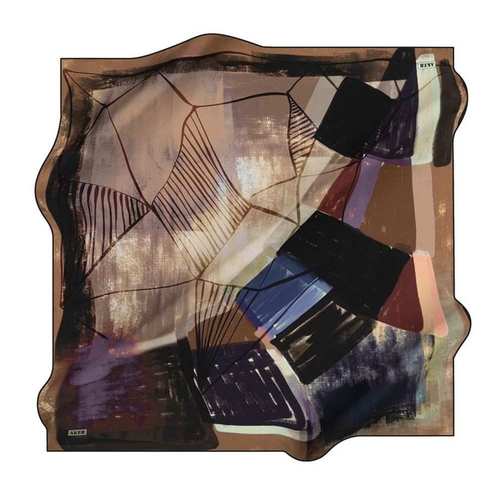 AKER NOSTALJİ SURA İPEK EŞARP 8357-314