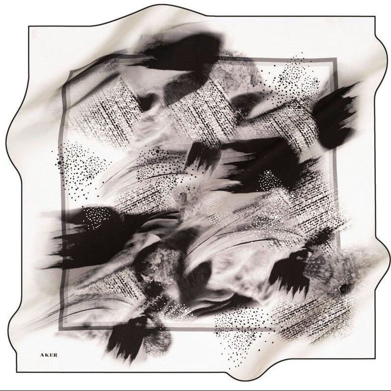 AKER NOSTALJİ TİVİL İPEK EŞARP 8396-912