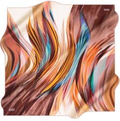 AKER NOSTALJİ TİVİL İPEK EŞARP 8507-991