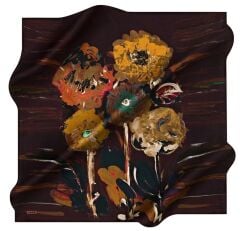 AKER NOSTALJİ TİVİL İPEK EŞARP 8536-941