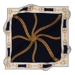 AKER TİVİL İPEK EŞARP 8449-921 LACİVERT