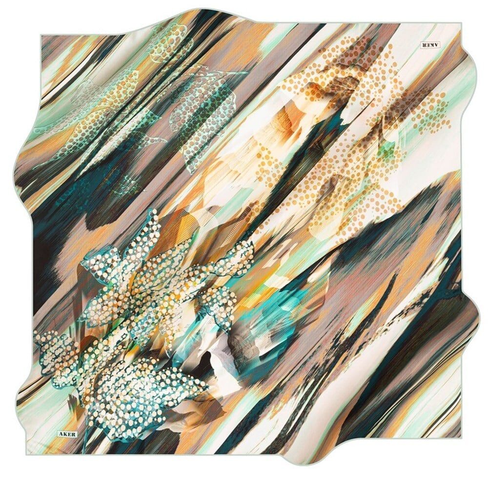 AKER NOSTALJİ TİVİL İPEK EŞARP 8542-951