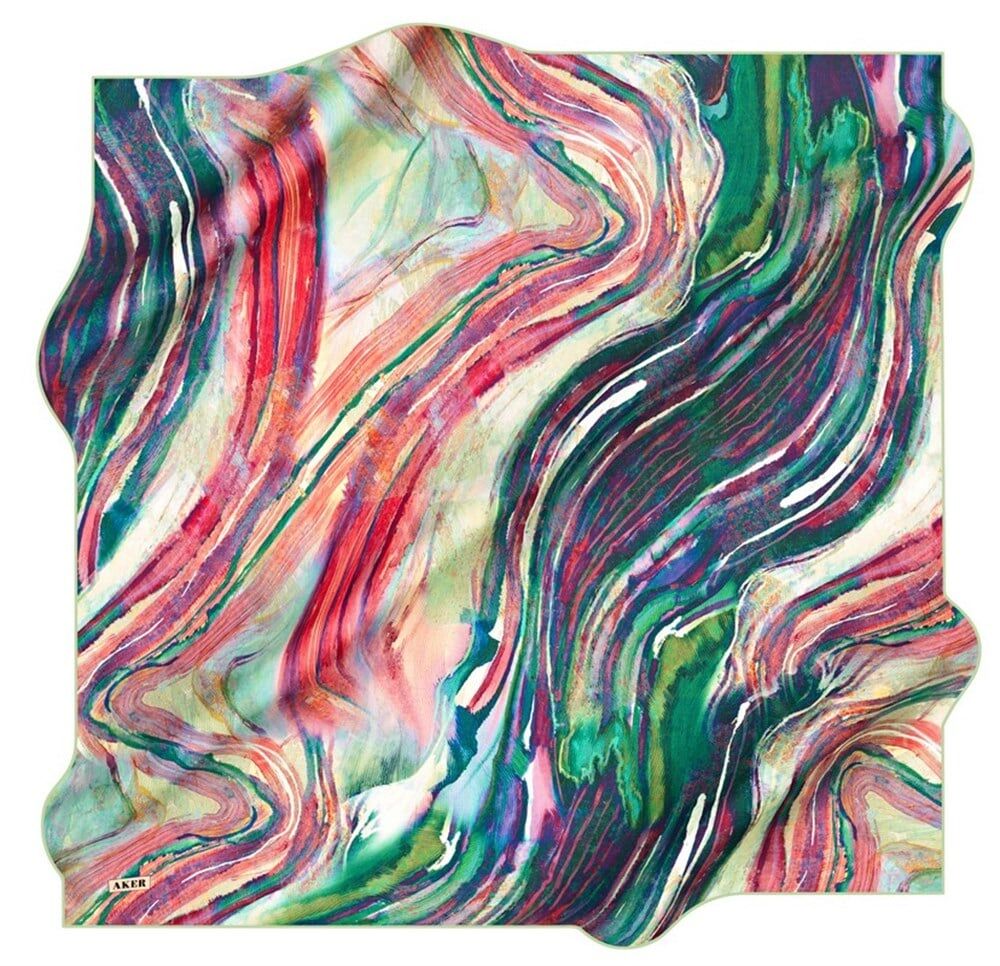 AKER NOSTALJİ TİVİL İPEK EŞARP 8549-951