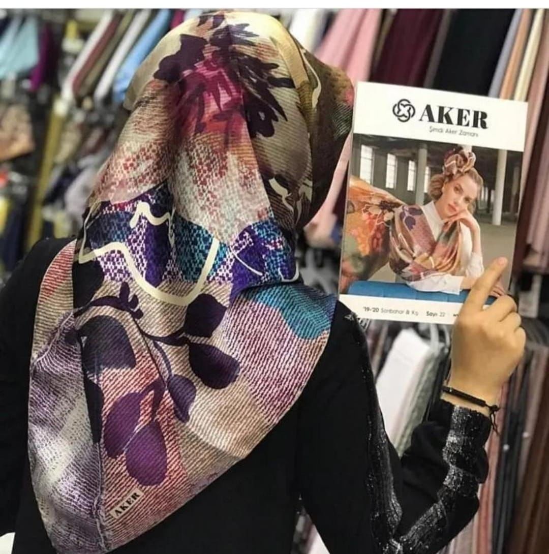 AKER NOSTALJİ SURA İPEK EŞARP 7781-332