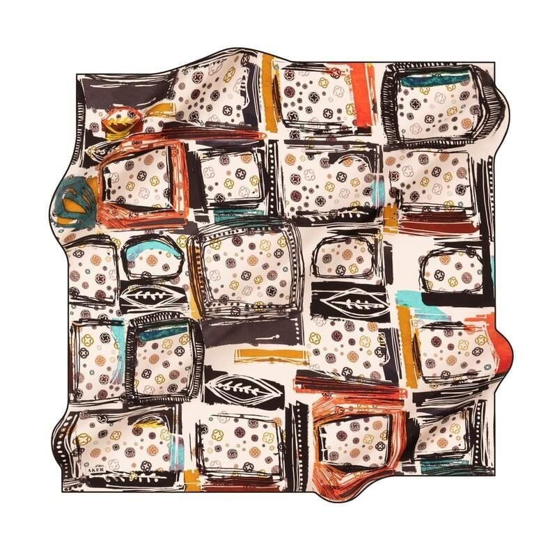 AKER  TİVİL  İPEK EŞARP 8920-912