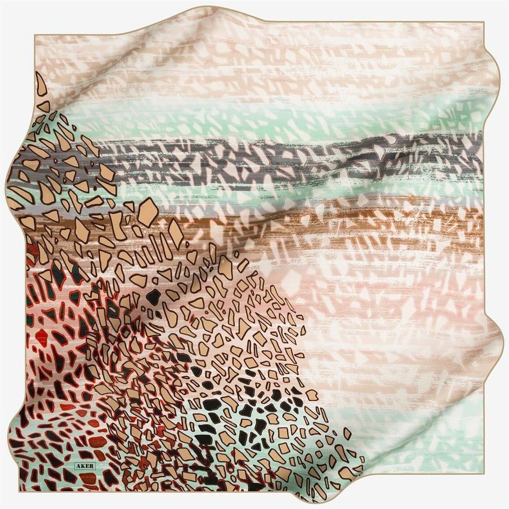 AKER SURA İPEK EŞARP 7809-332